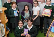 Author is special guest at school