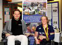 Paralympian supports Dan's night