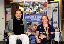 Paralympian supports Dan's night