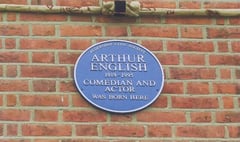 Arthur English  commemorated at  Aldershot birth place