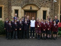 Hockey Olympian a hit with pupils