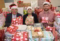 Council staff helped provide Christmas gifts