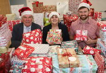 Council staff helped provide Christmas gifts