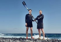 Pals nearing end of Atlantic rowing challenge