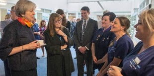 PM sees NHS pressures first hant at Frimley