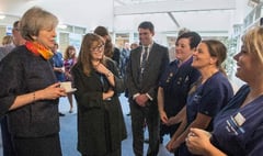 PM sees NHS pressures first hant at Frimley