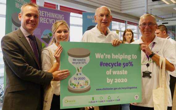 District going greener as recycling levels rise