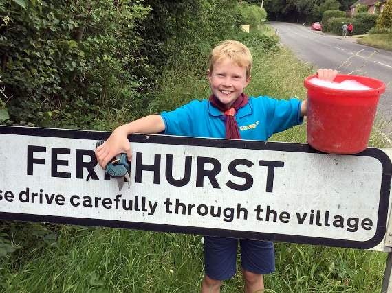 Volunteers help to clean up Fernhurst