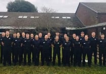 Firefighters join forces for first time