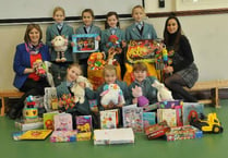 Pupils use toys to spread the love