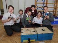 Clever pupils crack the code