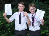 Gold top twins are county champs