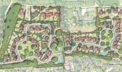 Plans submitted for 93 homes on fields north of Bentley village