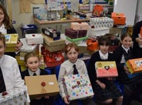 Stepping up for shoebox appeal