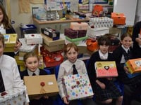 Stepping up for shoebox appeal