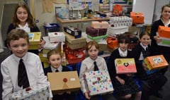 Stepping up for shoebox appeal