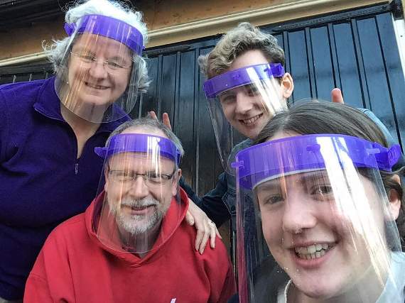 #HelpingHand: Teacher makes 700 visors for hospitals and surgeries