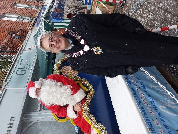 Haslemere town mayor, Cllr John Robini