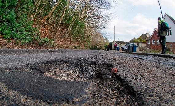 Don't just report potholes - protest