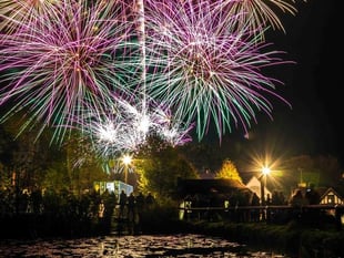 Fireworks draw the crowds and go off with a real bang