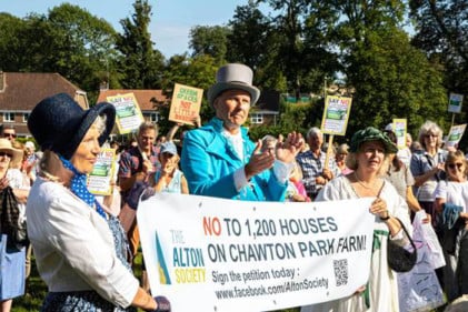 Protest to protect Austen country