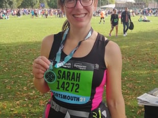 Haslemere woman runs Great South Run for Mercy Ships