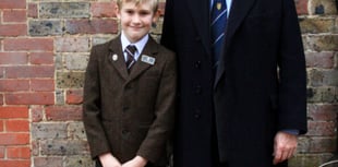 Blue plaque unveiled at Amesbury on Remembrance Sunday
