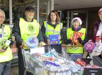 Lions say thank you for support of Christmas gift appeal