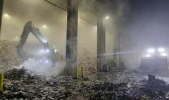 Fire rips through 200 tons of waste at recycling centre