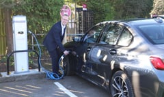 Electric vehicle charging points at Squire's