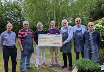 Haslemere’s Gourmet Geezers raise funds for the Hunter Centre
