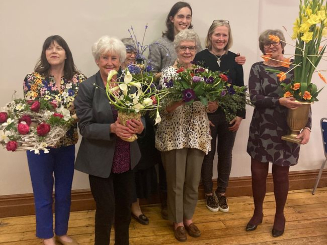 Members and friends of Haslemere Educational Museum enjoyed a flower-themed Troy event