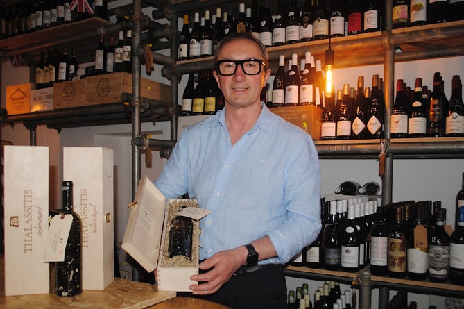 Nick Mantella opened The Wine Yard in Lion & Lamb Yard, Farnham, last December – and the new bar has proved popular with wine-loving local socialites