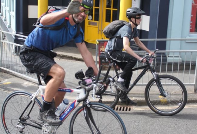 All smiles at the Farnham Charity Bike Ride