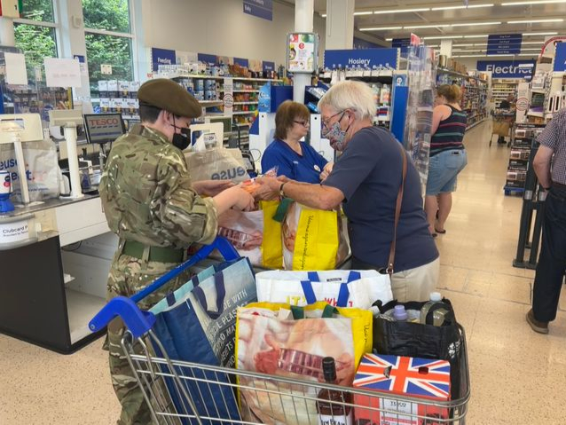 The bag back raised £889.68 for the Royal British Legion