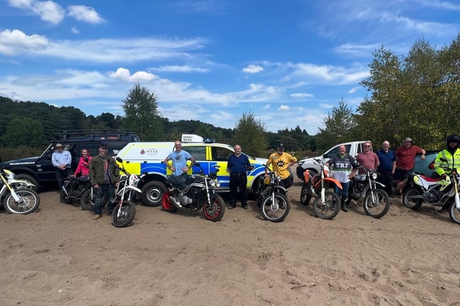 Surrey Police education day at Frensham Common, July 23rd 2022.