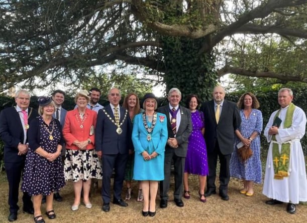 More than 60 guests and local dignitaries attended St Bartholomew’s Church, Haslemere, for town mayor Cllr Jacquie Keen’s civic service