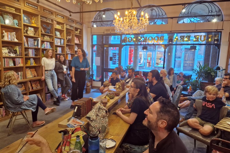 Improv at the Blue Bear Bookshop in Farnham.