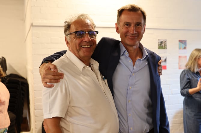 MP Jeremy Hunt tribute to the Farnham Maltings’ inspirational director Gavin Stride after he moved on from the arts venue last week