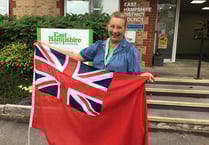East Hampshire District Council flies Red Ensign for Merchant Navy Day