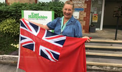 East Hampshire District Council flies Red Ensign for Merchant Navy Day