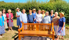Farringdon churchyard has bench to celebrate Queen’s Platinum Jubilee