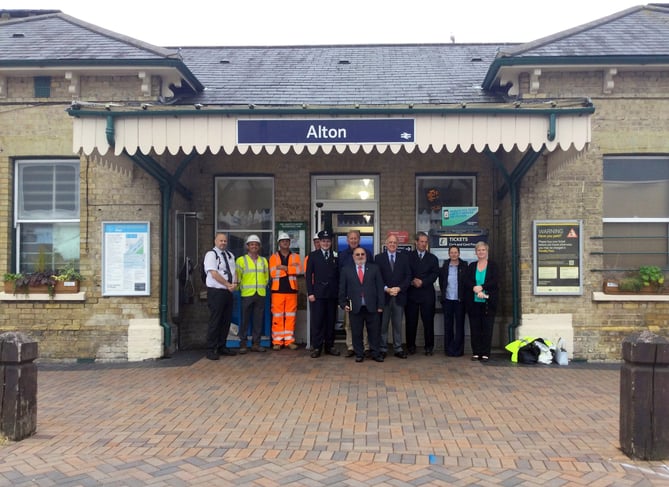 Work starts on £1.3 million improvement project at Alton station.