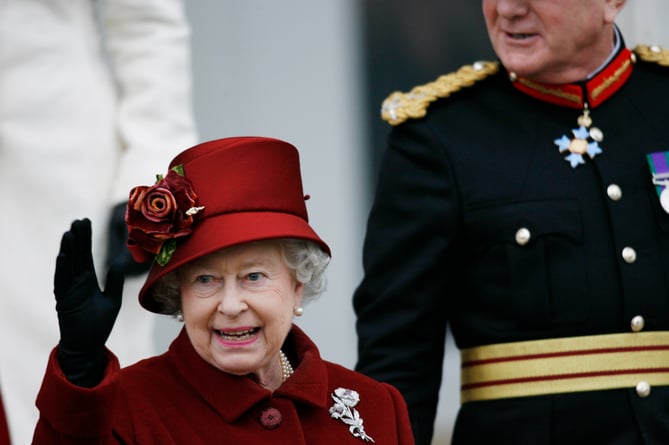 15th December 2006. Sovereign's Parade taken by her Majesty the Queen at Royal Military Academy Sandhurst, RAMS. 446 Cadets on Parade of whom 227 passed out. Present at the parade was Their Roayal Highnesses, Her Majesty ther Queen, Duke of Edinburgh (Prince Philip), The Prince of Wales (Prince Charles) and the Duchess of Cornwall (Camilla). Passing out was His Royal Highness Prince William before jioning his brother in the Household Cavalary, Blues and Royals into the Reconnaissance Troop.