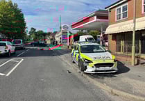 Petersfield pensioner injured in Ramshill crash with police car