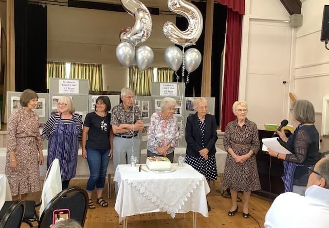 The original founding members and former cook Judith Bristow