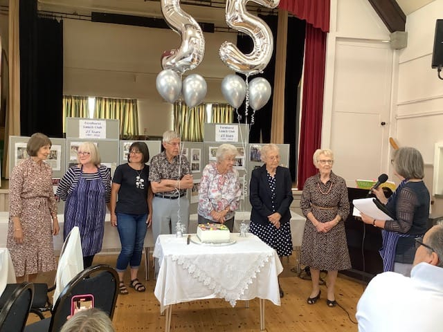 The original founding members and former cook Judith Bristow