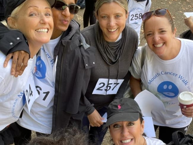Staff on the 10km walk