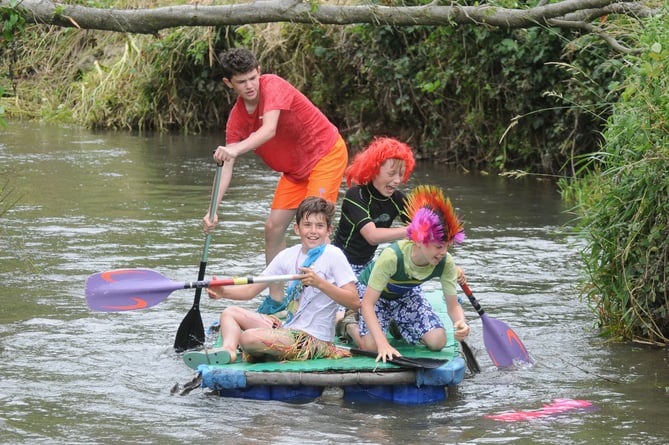 Sections of the River Wey such as at Tilford – home of the annual Tilford raft race – could be designated as ‘bathing sites’ under MP Jeremy Hunt’s plans to clean up local rivers