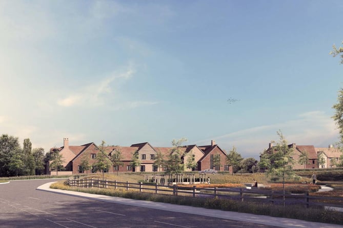 Proposed Highwood Homes care home near Chawton, November 2022.